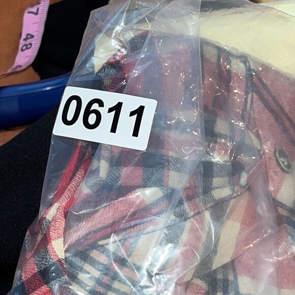 Free People Loralei Plaid Shirtdress Size Small Oversized Womens - Picture 12 of 12